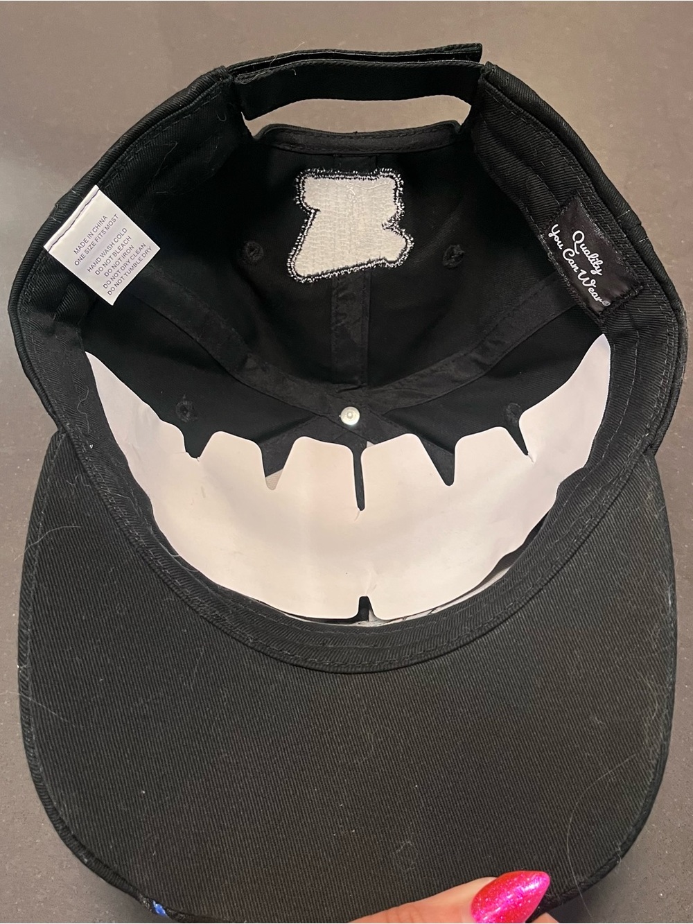 In-N-Out Burger Black Flame Logo Baseball Cap 75th Anniversary Flames Hat Hot - Picture 3 of 6
